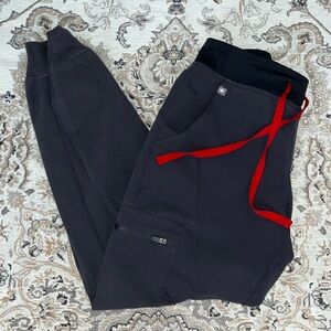 FIGS ZAMORA CHARCOAL SCRUB PANTS